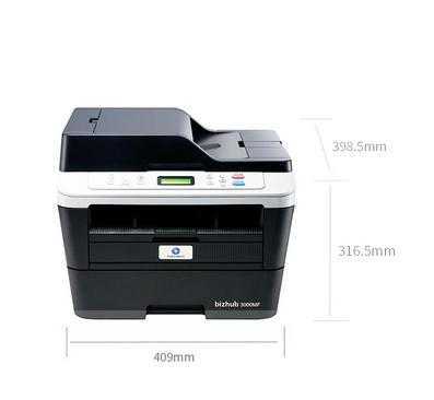 柯尼卡美能达(KONICA MINOLTA)bizhub 3000MF A4 黑白激光一体机 30页/分 打印复印扫描