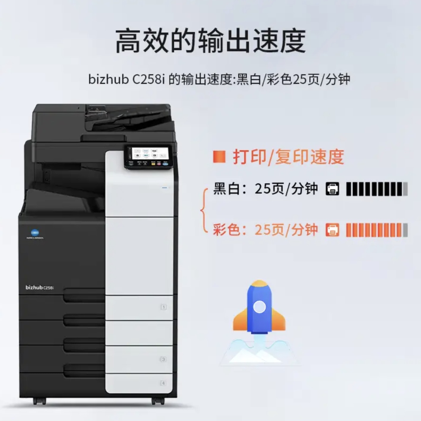 西安柯尼卡美能达猎鹰c258i